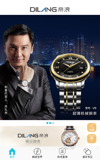 帝浪表業網站案例圖片0