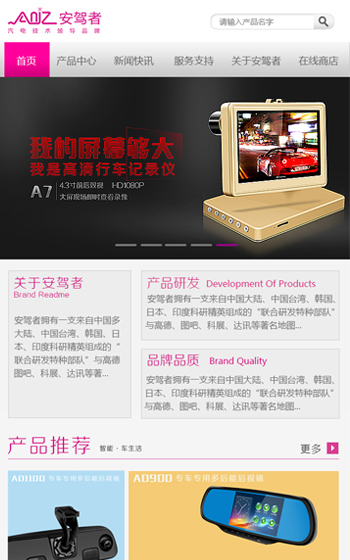 新高誠科技-安駕者網站案例圖片0