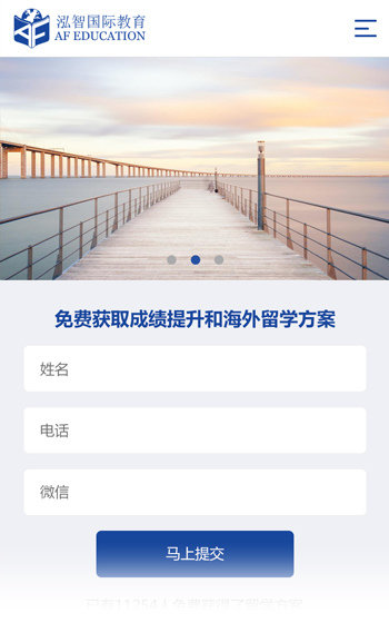 泓智教育網站案例圖片0