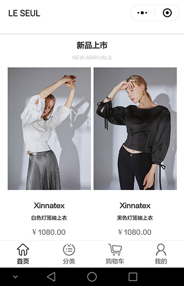 Le Seul Store商城小程序網站案例圖片2