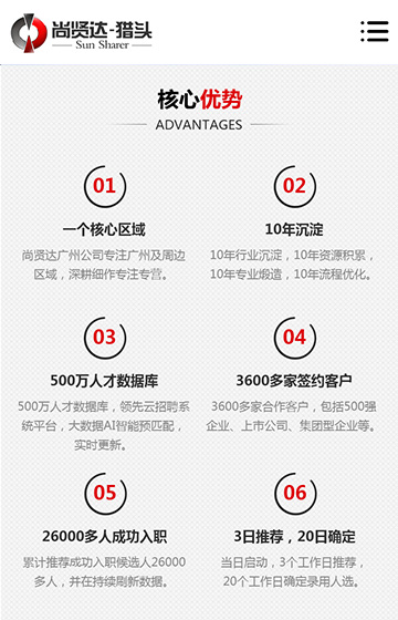 尚賢達獵頭廣州站網站案例圖片2
