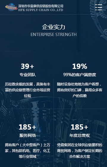 華富康供應鏈網站案例圖片3