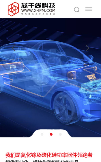 芯干線科技網站案例圖片0