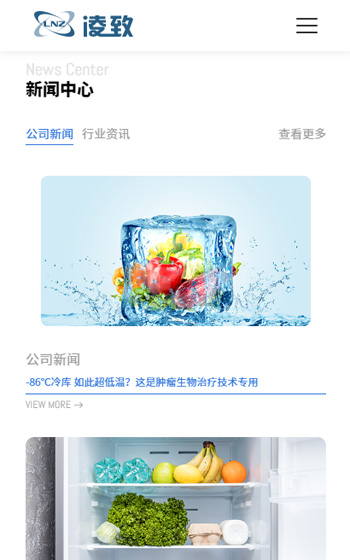 凌致制冷網站案例圖片3