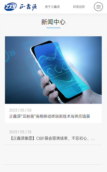 正鑫源實業網站案例圖片1