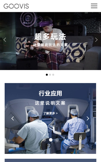 Goovis酷睿視網站案例圖片2