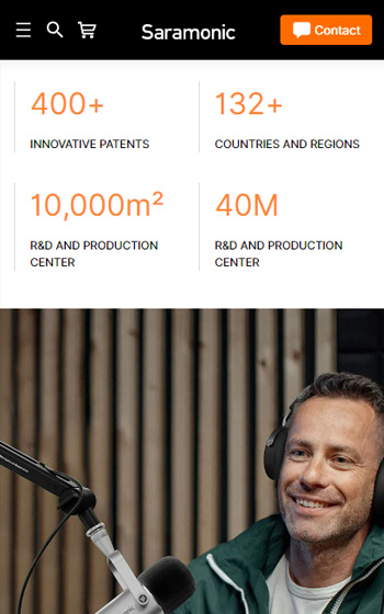 長豐影像Saramonic網站案例圖片3