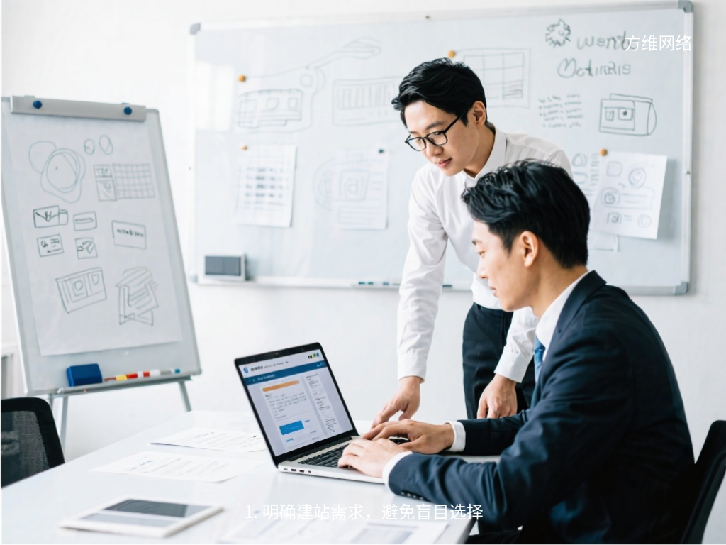 1. 明確建站需求,避免盲目選擇