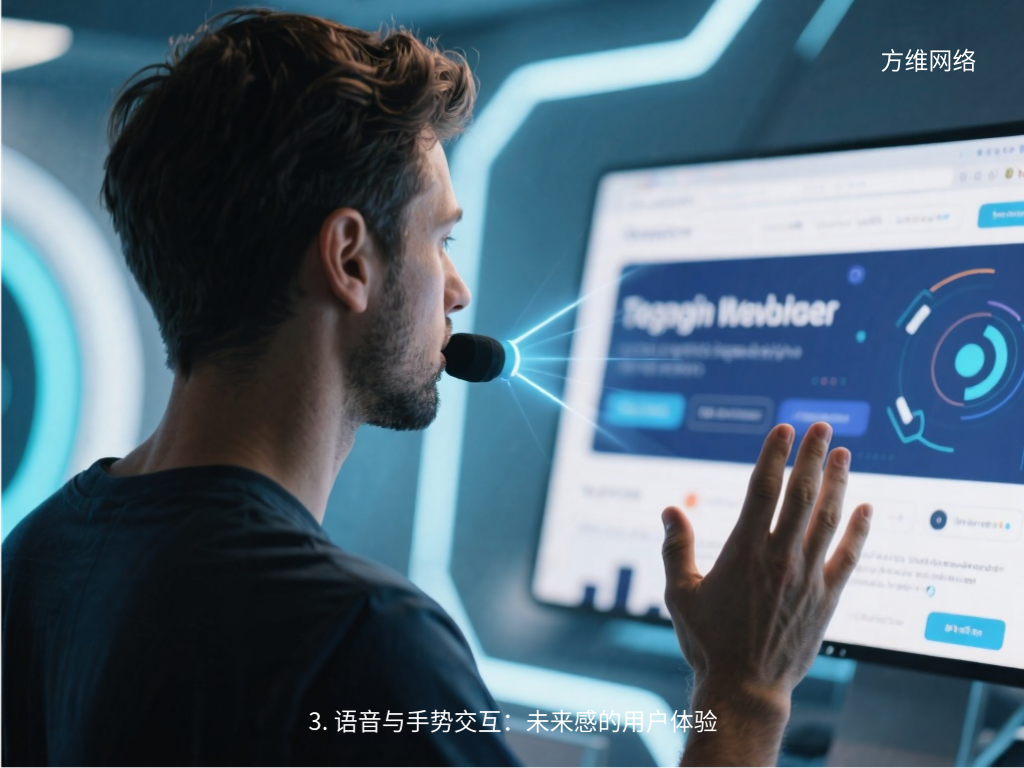 3. 語音與手勢交互：未來感的用戶體驗