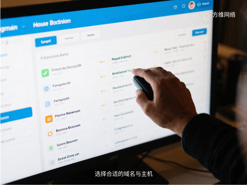 選擇合適的域名與主機