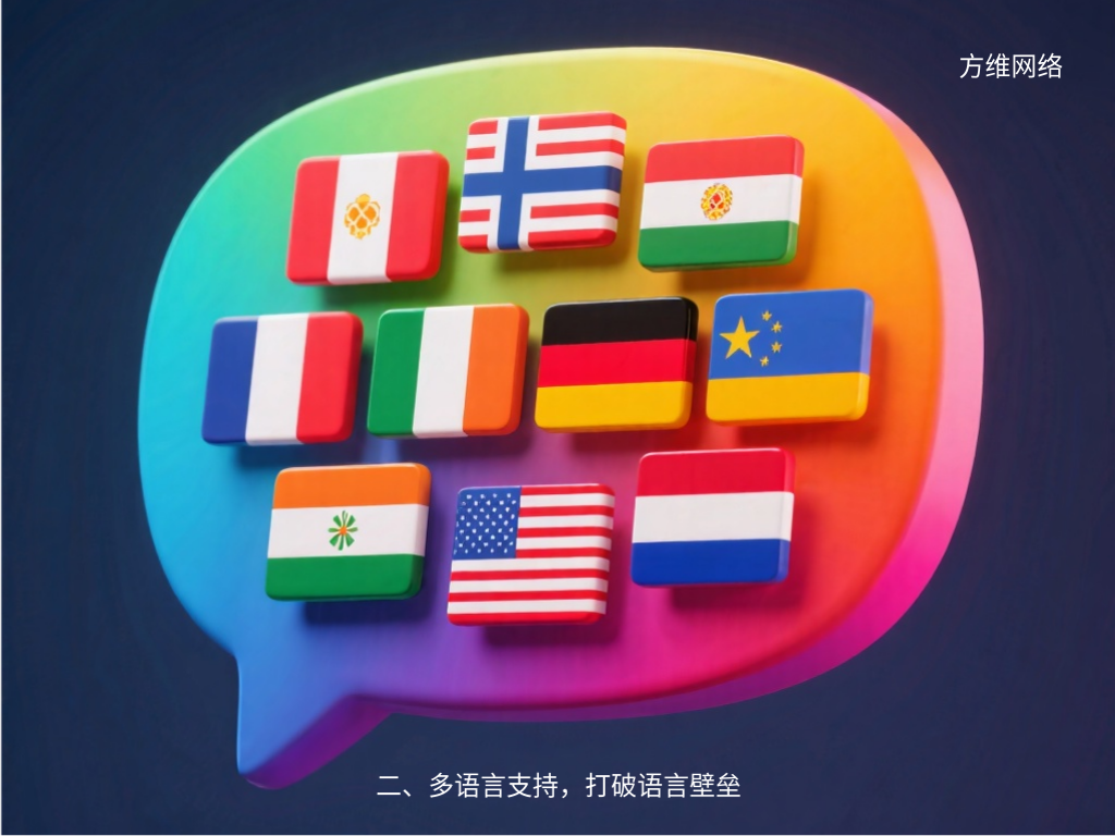 二、多語言支持，打破語言壁壘