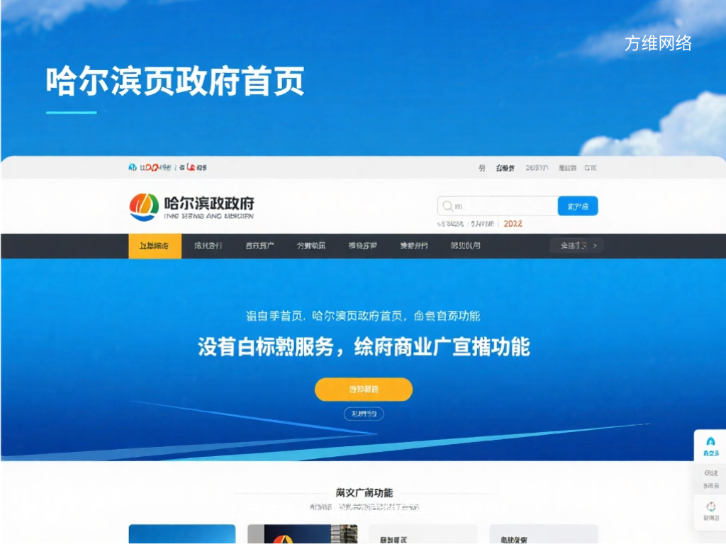 1. 網(wǎng)站建設(shè)：哈爾濱數(shù)字經(jīng)濟(jì)的門戶