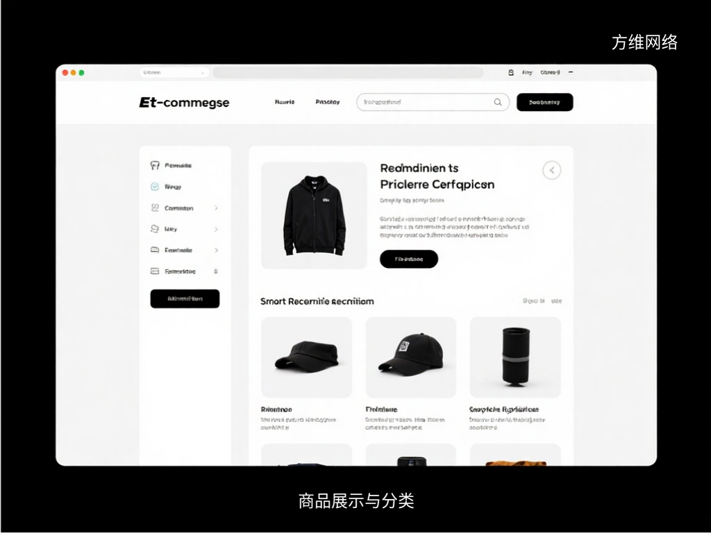 商品展示與分類