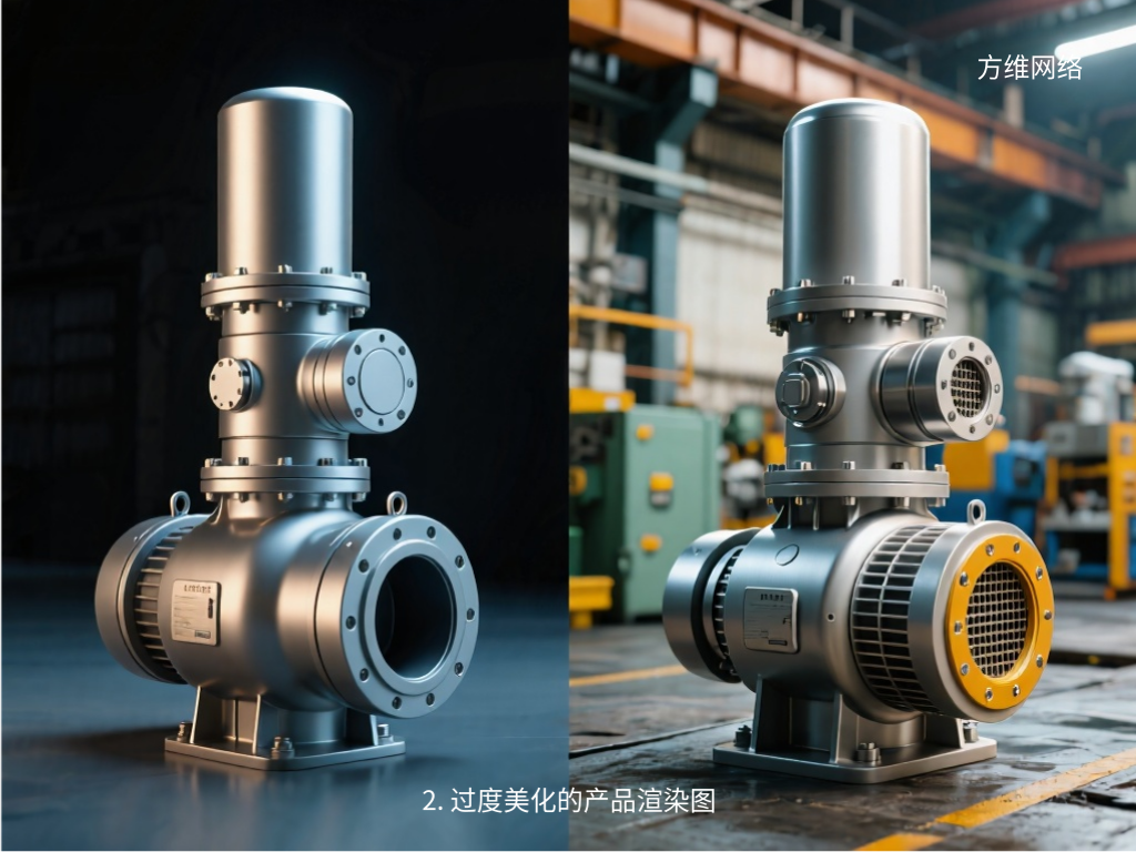 2. 過度美化的產(chǎn)品渲染圖