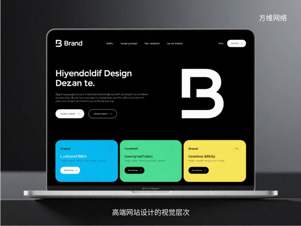 高端網站設計的視覺層次