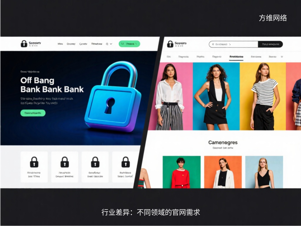 行業(yè)差異：不同領(lǐng)域的官網(wǎng)需求