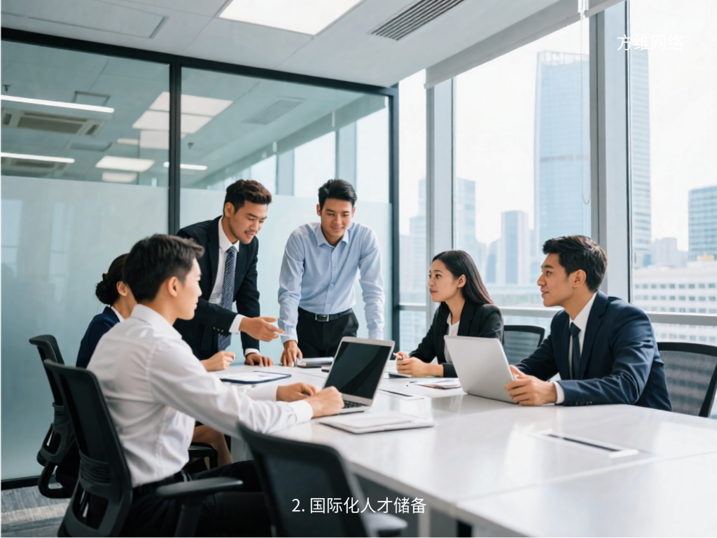 2. 國際化人才儲備