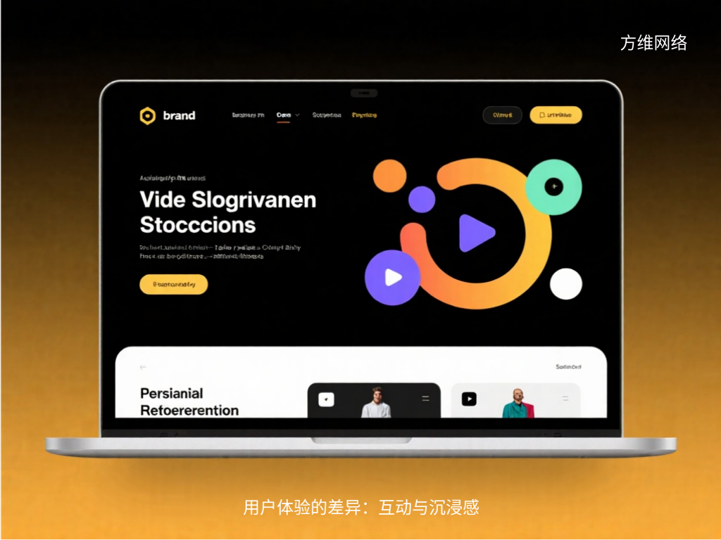 用戶體驗的差異：互動與沉浸感