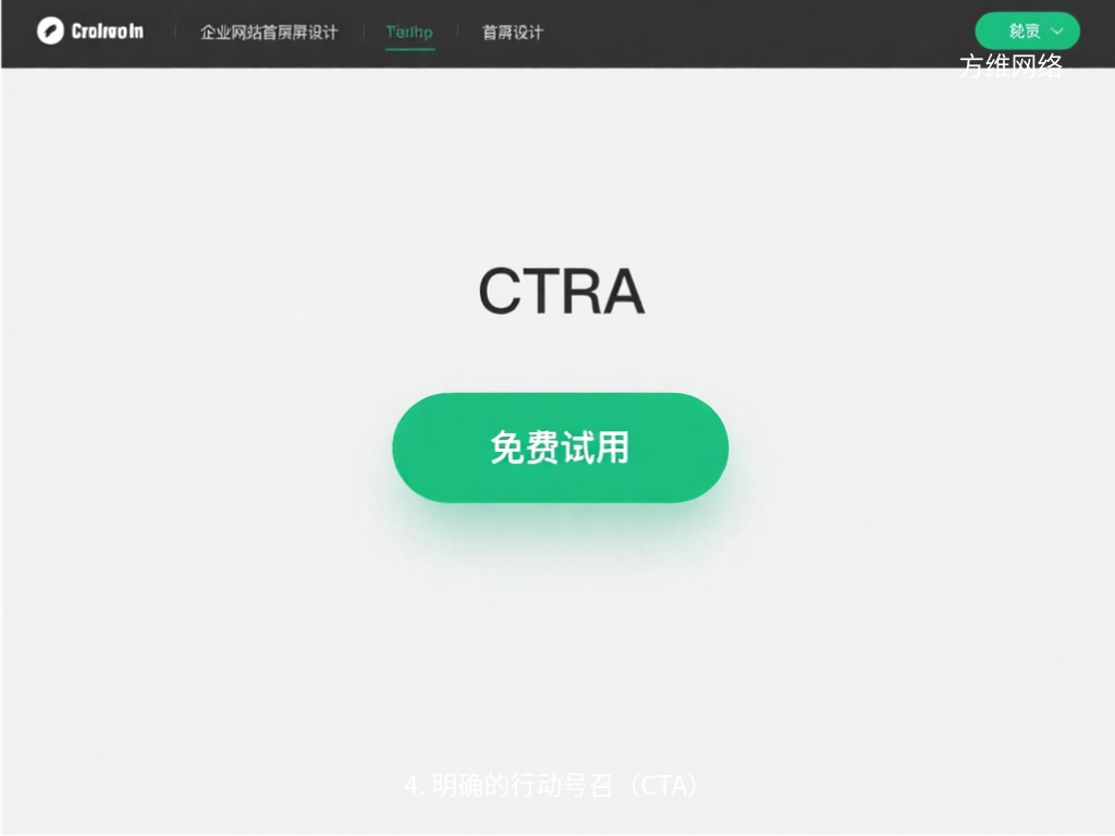 4. 明確的行動號召（CTA）