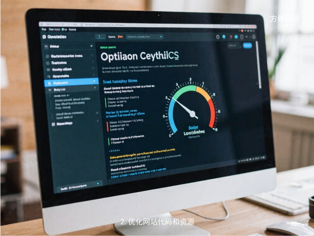 2. 優(yōu)化網(wǎng)站代碼和資源