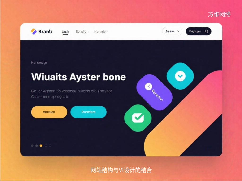 網站結構與VI設計的結合