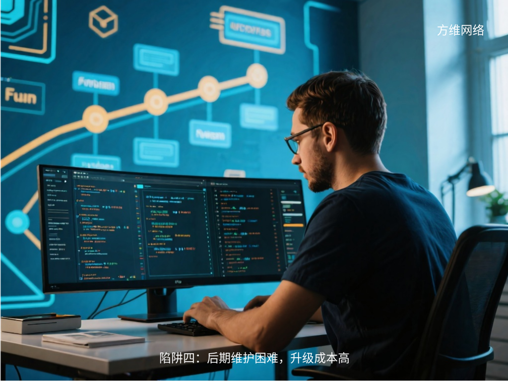 陷阱四：后期維護困難，升級成本高