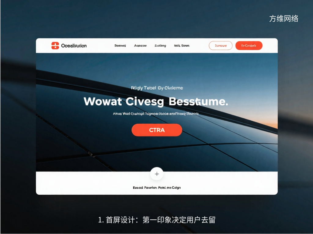 1. 首屏設(shè)計(jì)：第一印象決定用戶去留