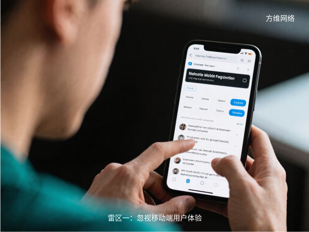 雷區(qū)一：忽視移動(dòng)端用戶體驗(yàn)