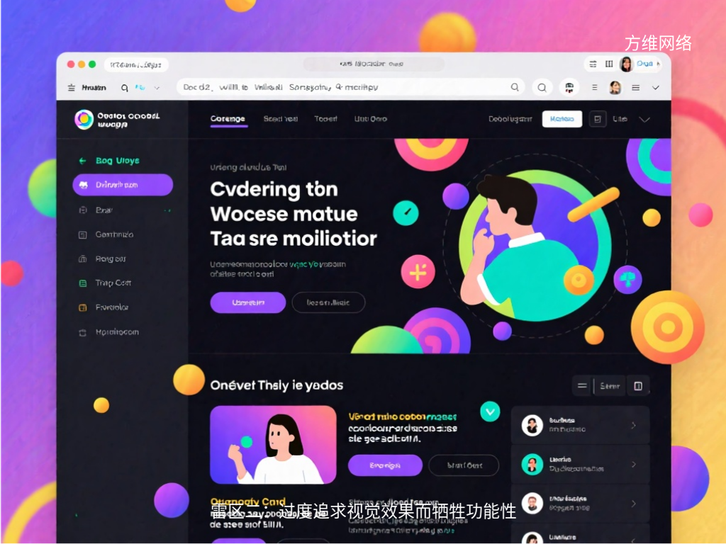 雷區(qū)二：過度追求視覺效果而犧牲功能性