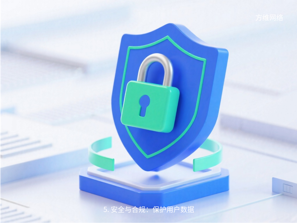 5. 安全與合規：保護用戶數據
