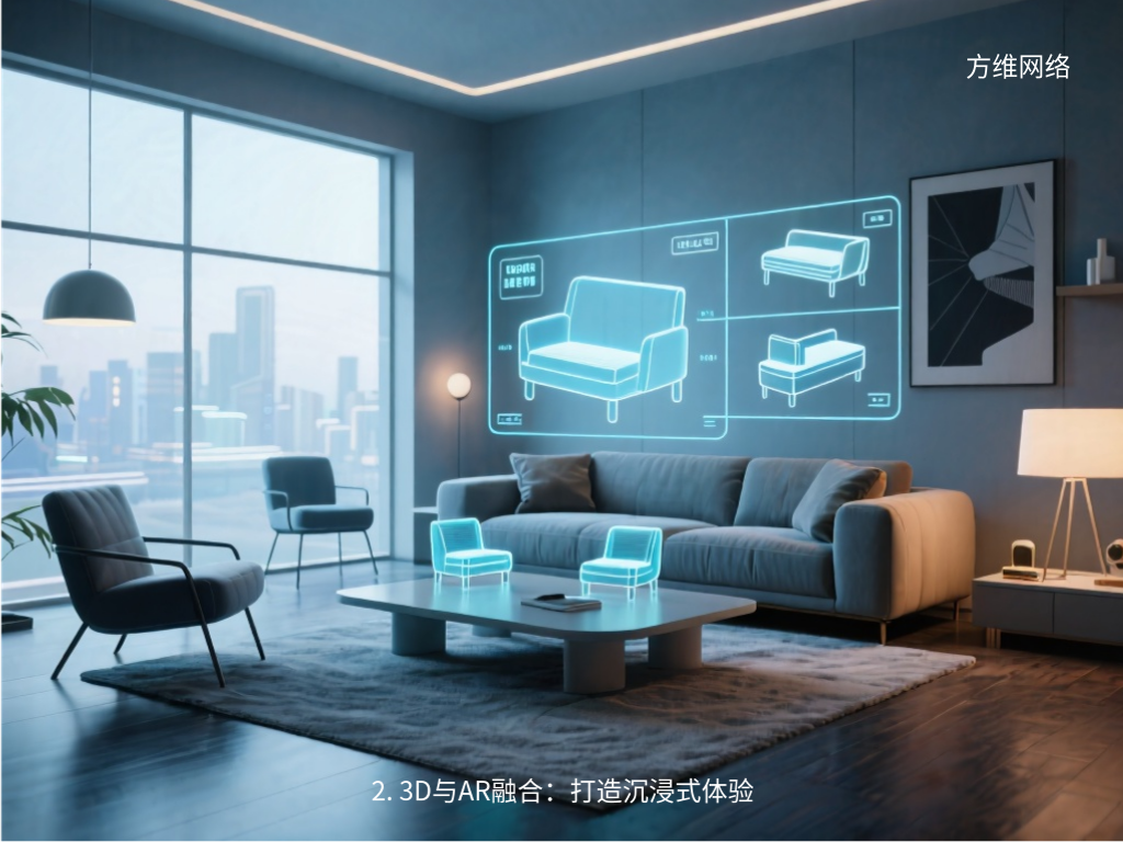 2. 3D與AR融合：打造沉浸式體驗