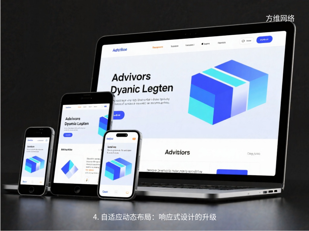 4. 自適應動態布局：響應式設計的升級