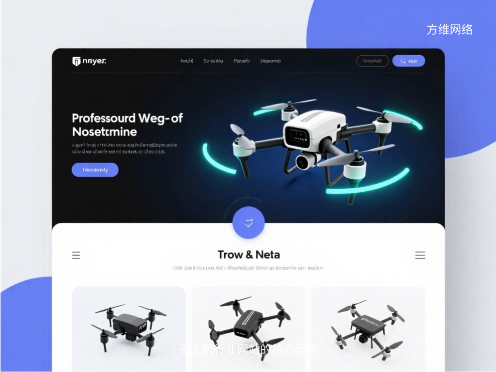 無人機行業(yè)網(wǎng)站的核心需求