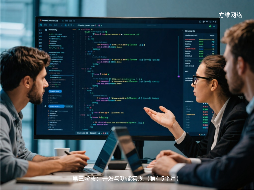 第三階段：開發與功能實現（第4-5個月）