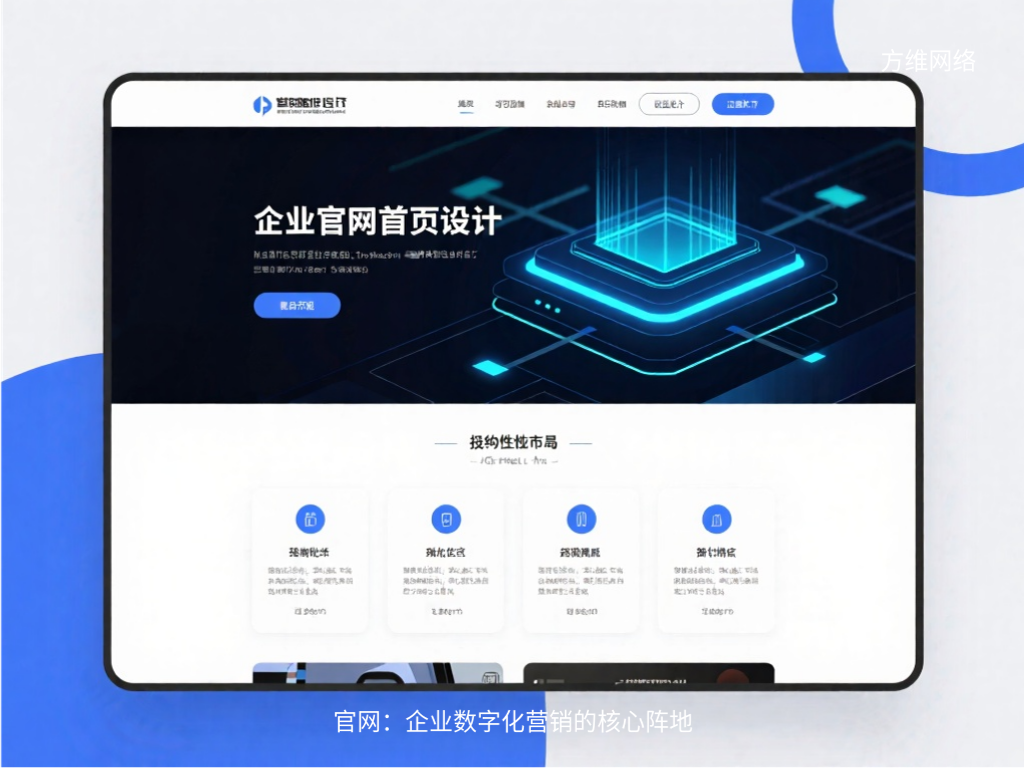 官網：企業數字化營銷的核心陣地