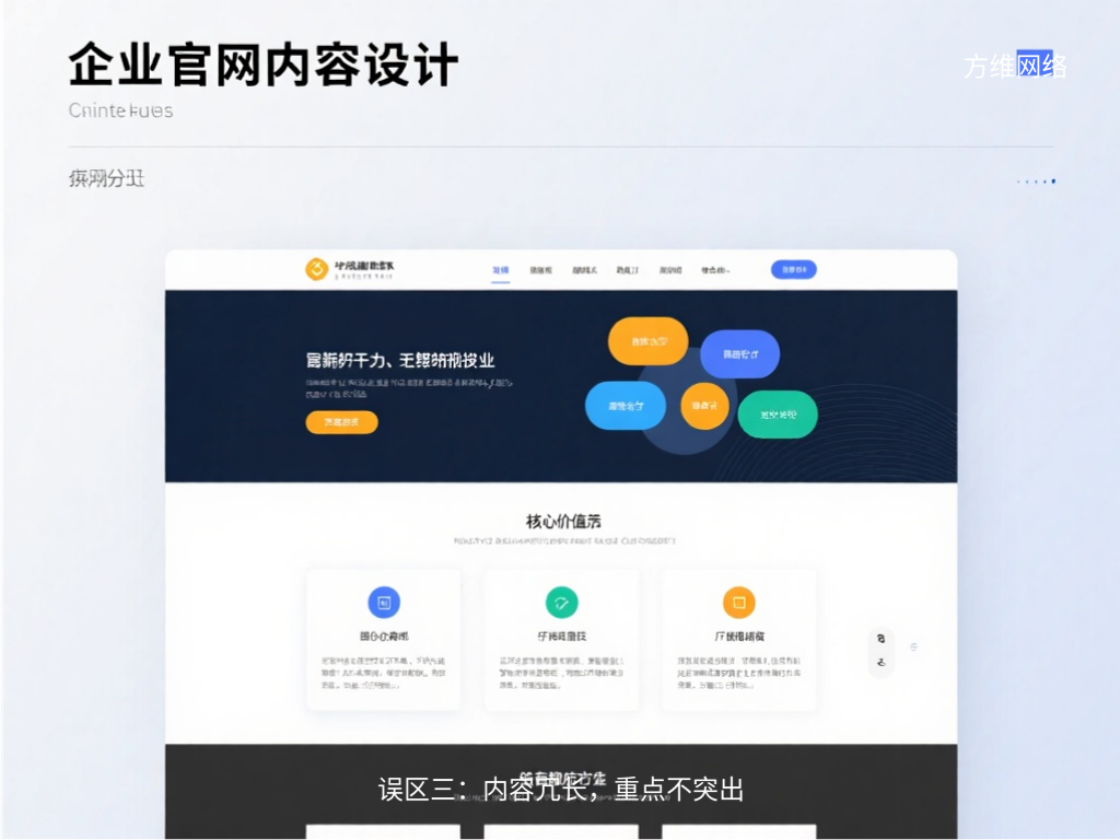 誤區三：內容冗長，重點不突出