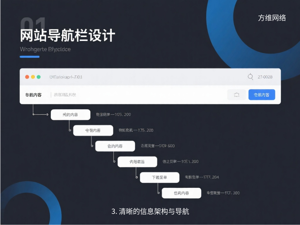 3. 清晰的信息架構與導航