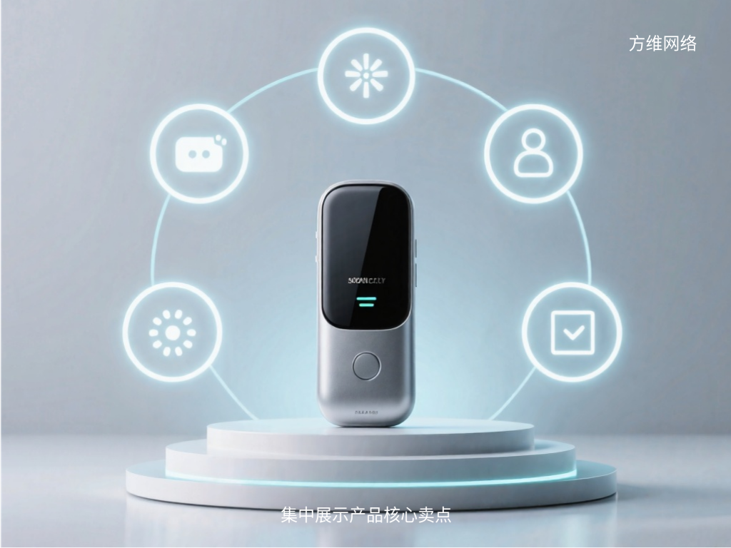 集中展示產品核心賣點