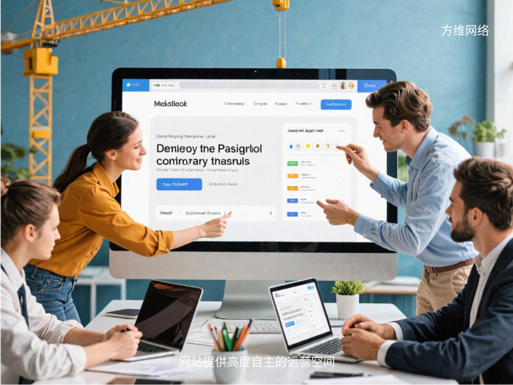 網站提供高度自主的運營空間
