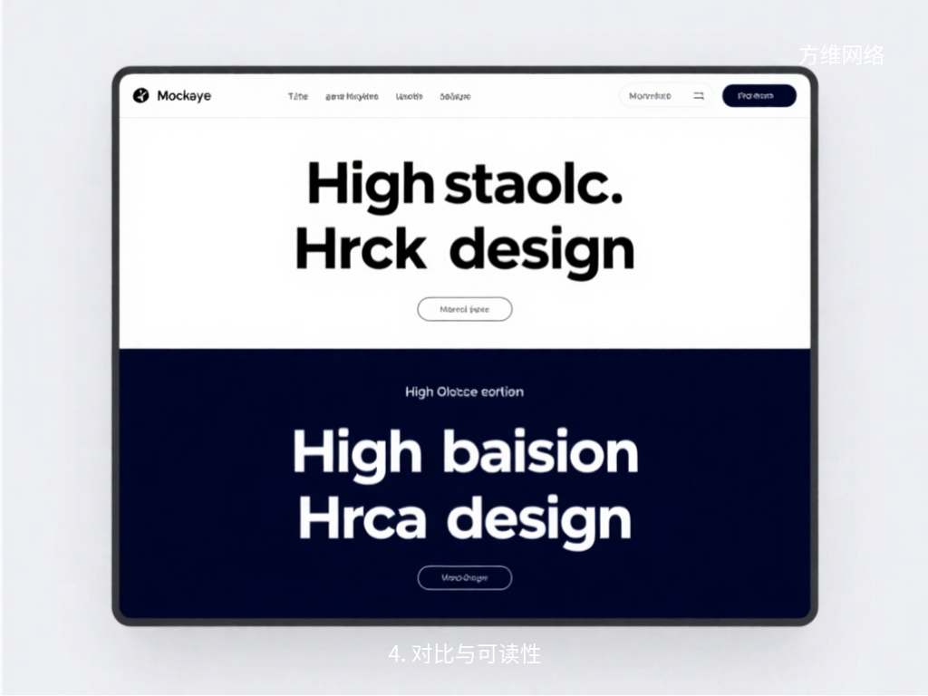 4. 對比與可讀性