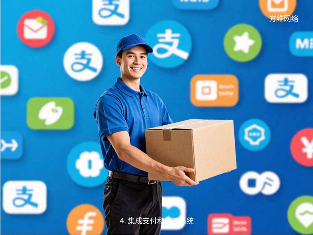 4. 集成支付和物流系統