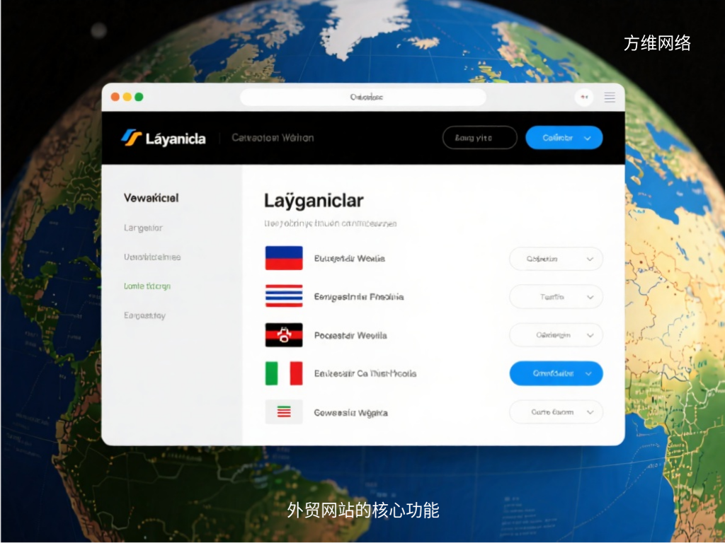 外貿(mào)網(wǎng)站的核心功能