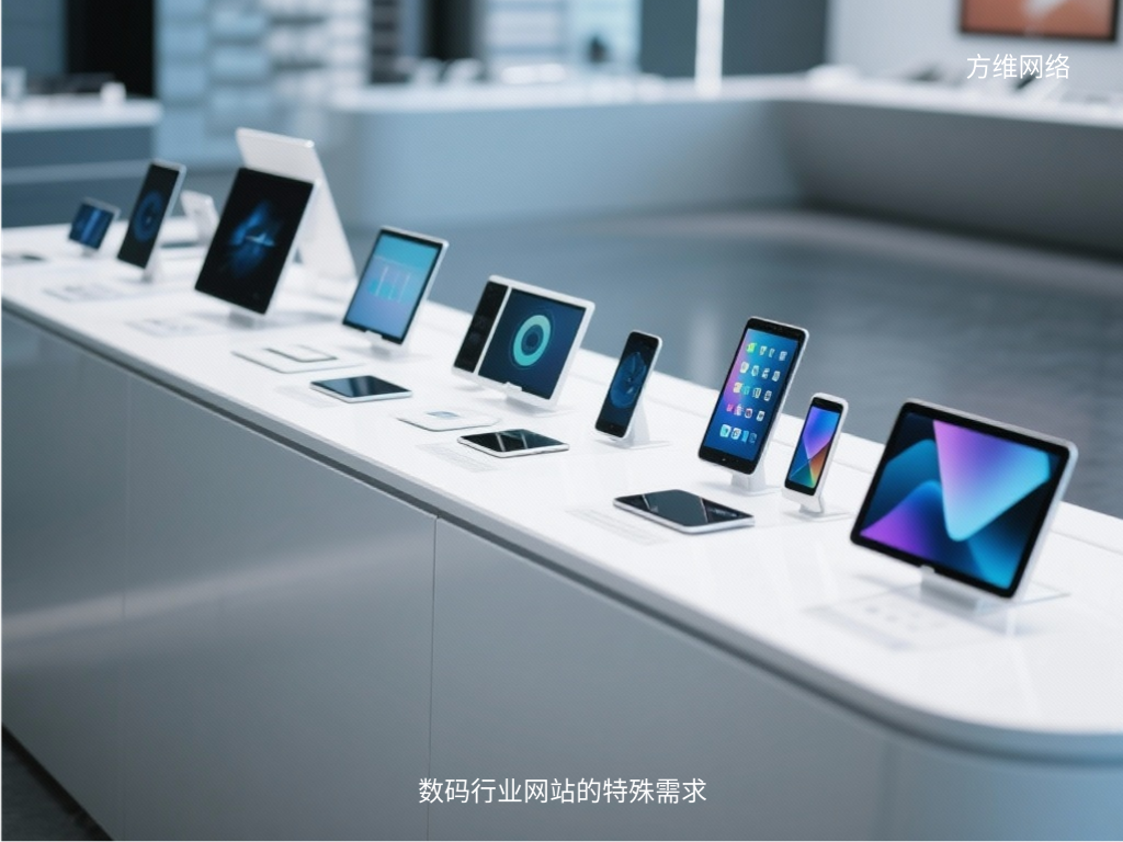 數碼行業網站的特殊需求