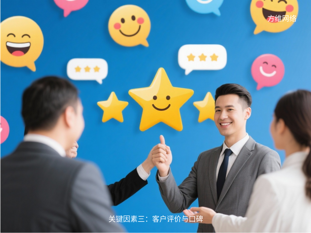 關鍵因素三：客戶評價與口碑