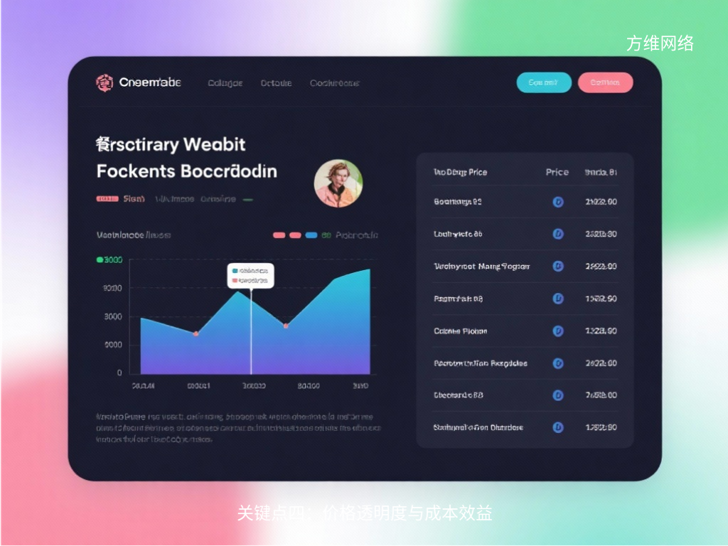 關(guān)鍵點(diǎn)四:價(jià)格透明度與成本效益