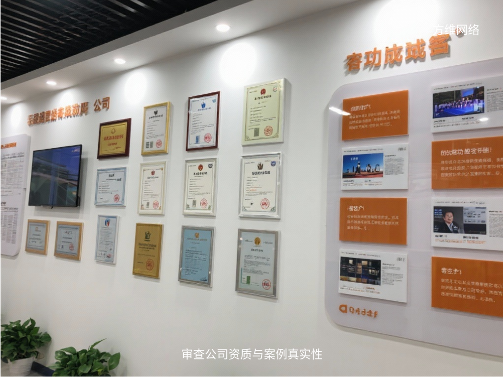 審查公司資質(zhì)與案例真實性