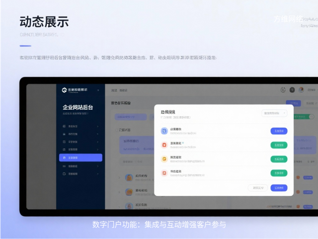 數(shù)字門戶功能:集成與互動增強客戶參與