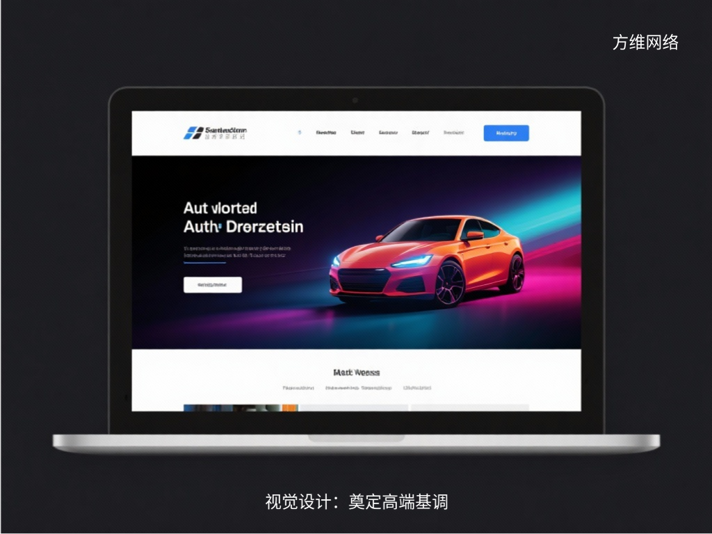 視覺設計:奠定高端基調