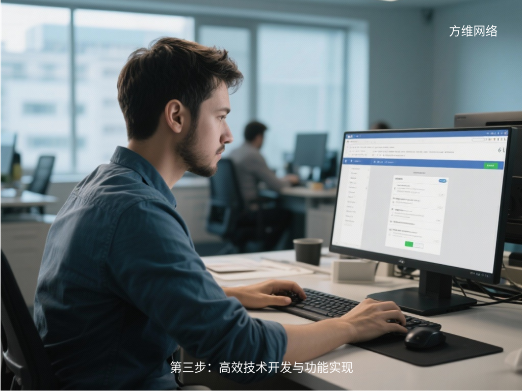 第三步：高效技術開發與功能實現