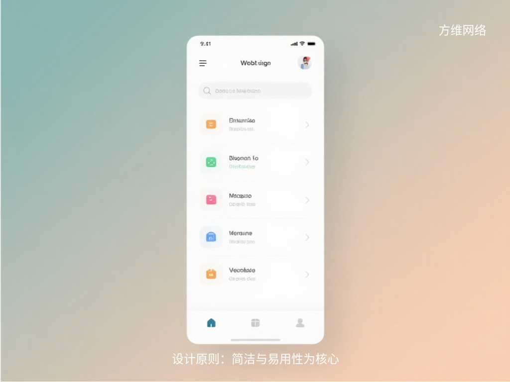 設計原則：簡潔與易用性為核心